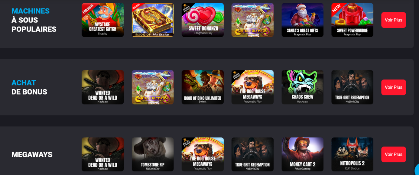 Meilleurs casinos en ligne Belgique : Mystake