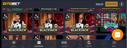 Meilleurs casinos blackjack live Belgique : ditobet