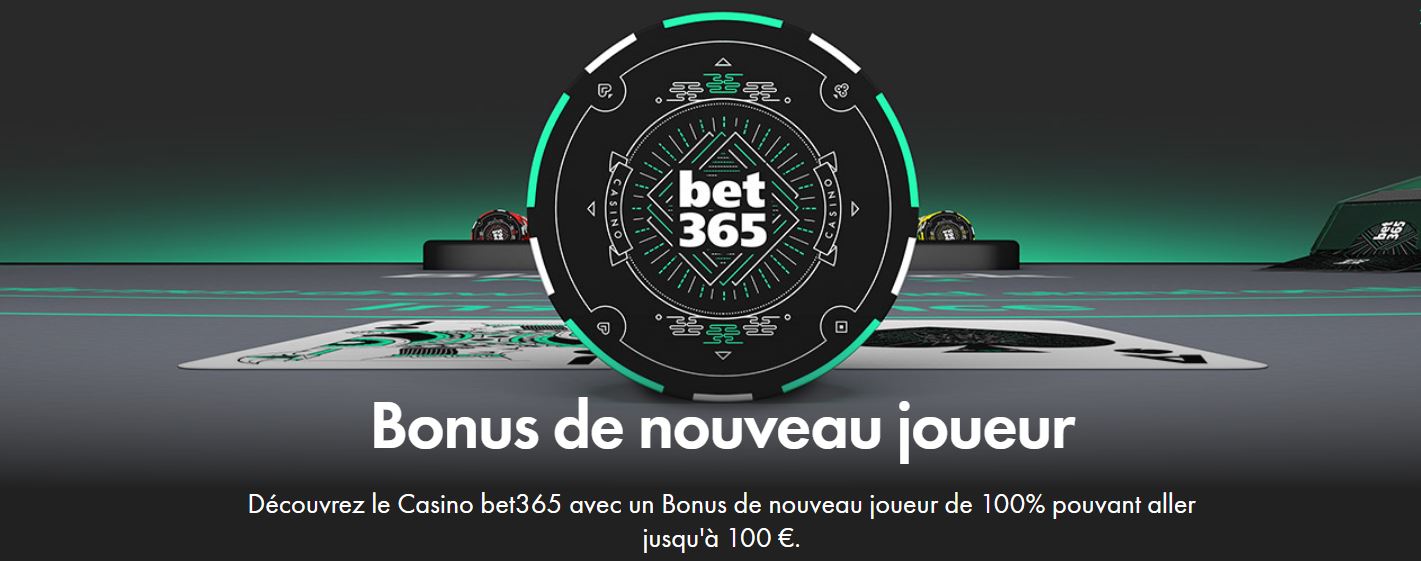 Bonus de bienvenue bet365 Casino