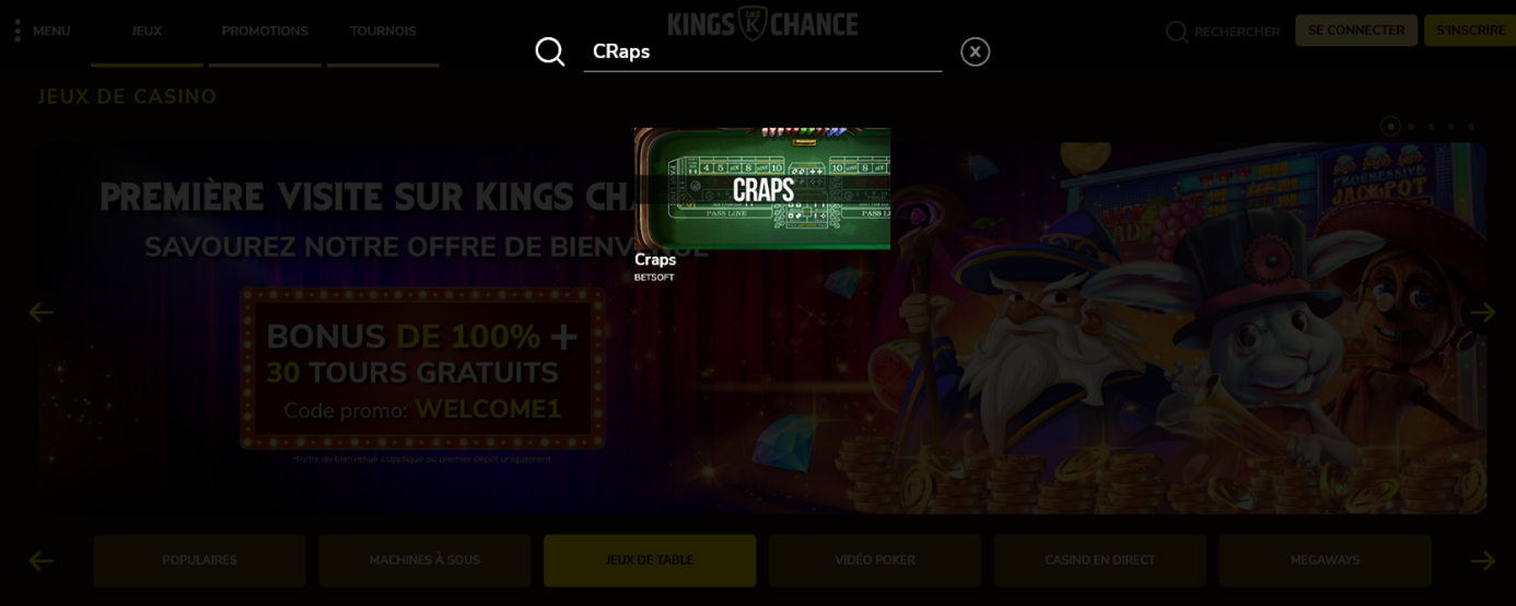Craps Kings Chance
