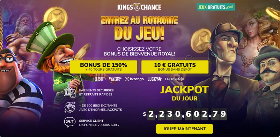 Kings chance casino Montréal en ligne