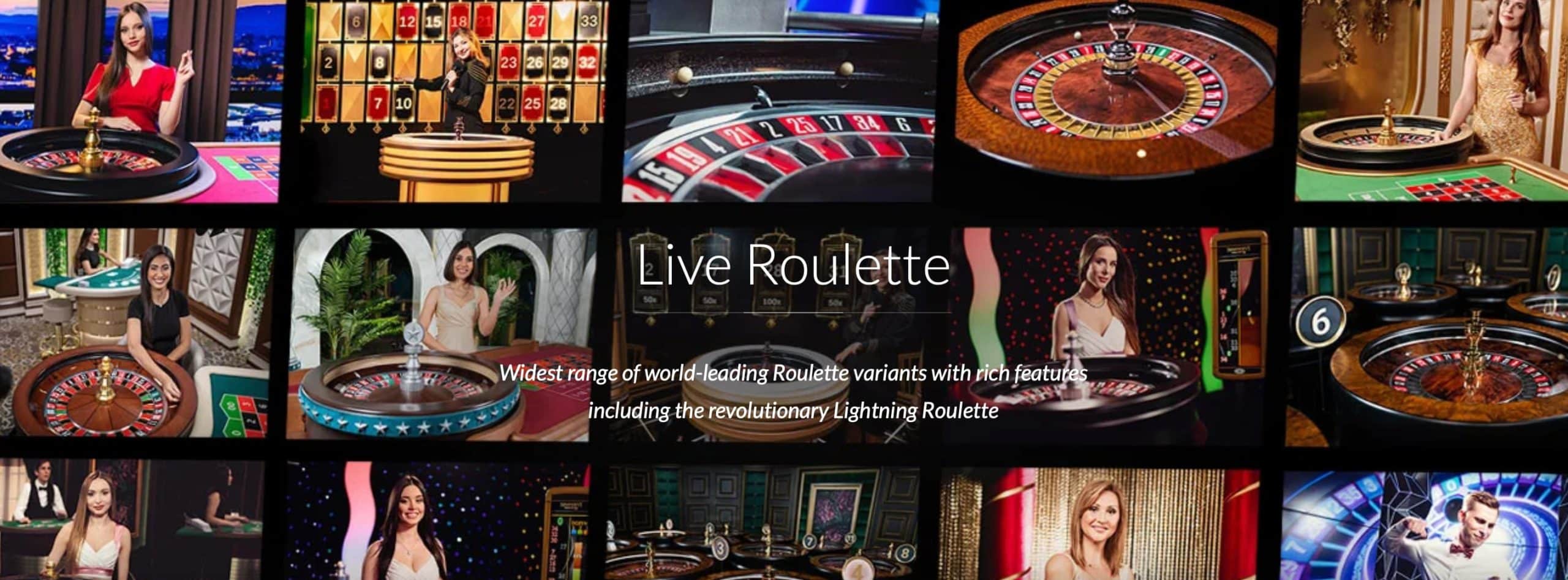 roulette live evolution gaming