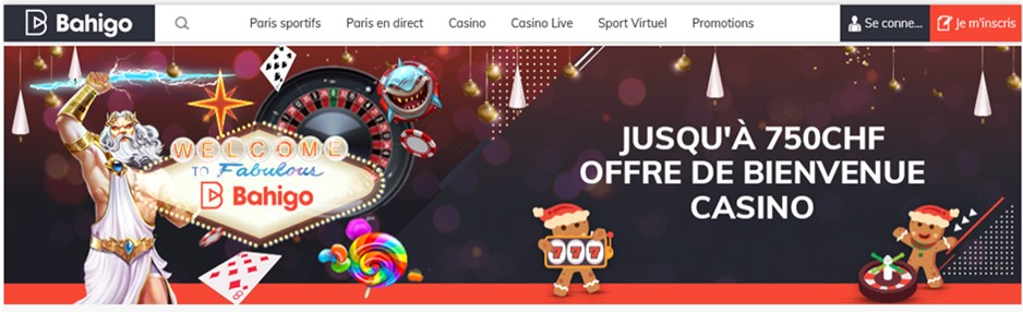 Meilleur casino en ligne Suisse : Bahigo