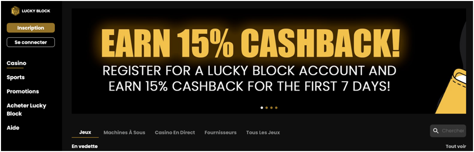 Meilleur Ethereum casino : Lucky block