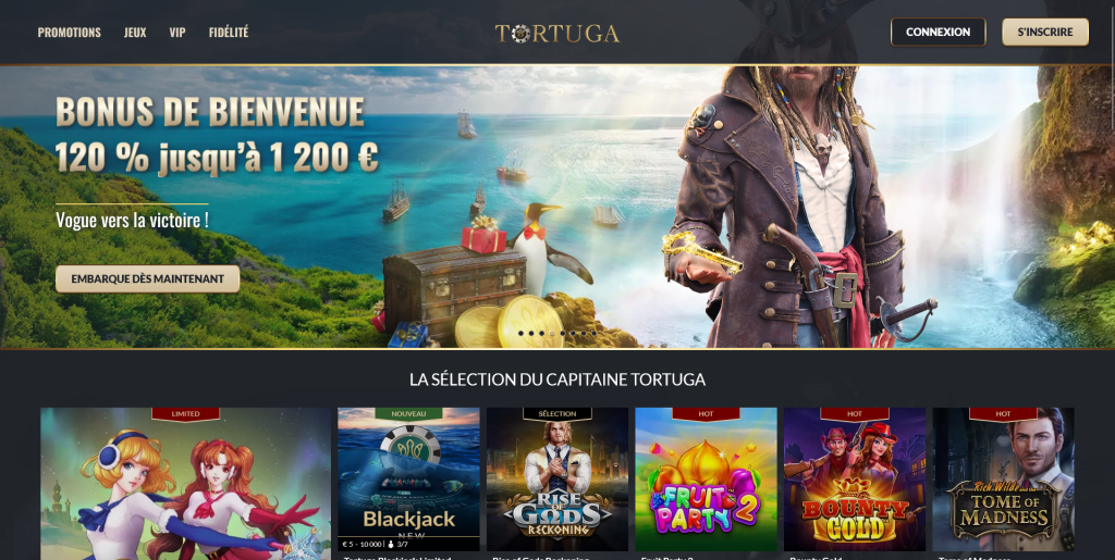 Screenshot 2022 12 15 at 20 32 48 Tortuga™ Casino Beneficie des Meilleurs Bonus 1