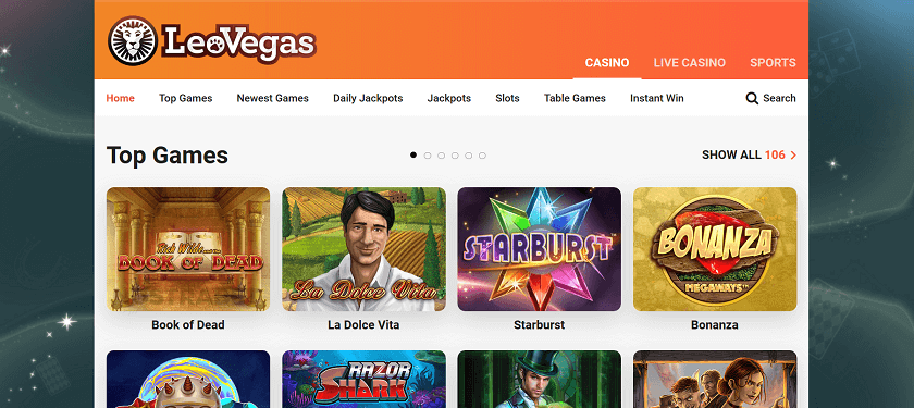 USDT casino : Leo Vegas