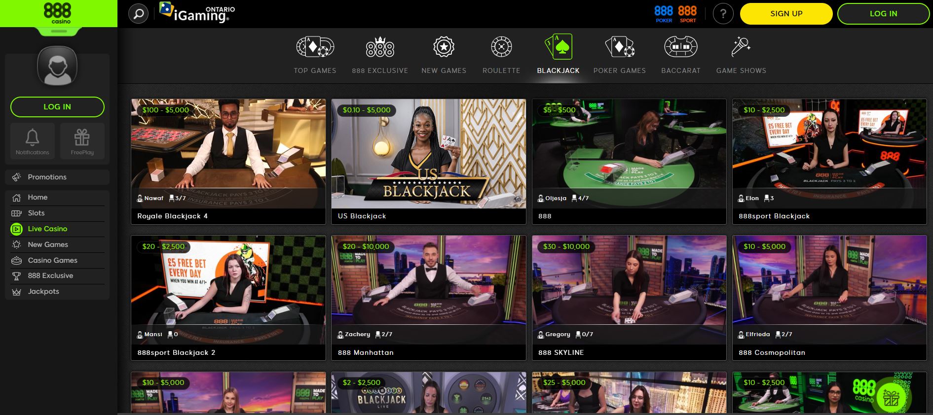 888 casino blackjack live casino blackjack canada