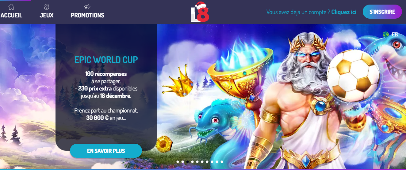 site web du meilleur casino en ligne français Lucky8 
