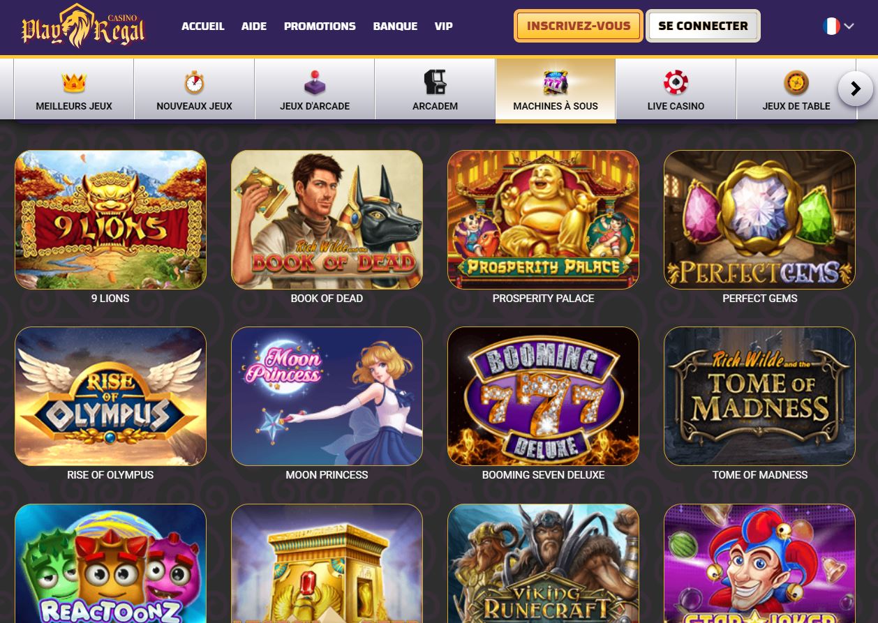 Machine a sous gratuite Play Regal Casino slots