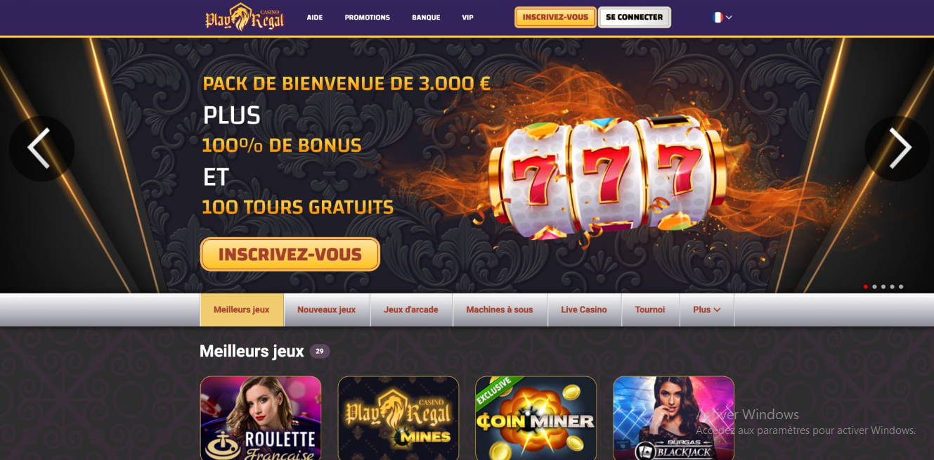 site web du troisième meilleur casino en ligne play regal