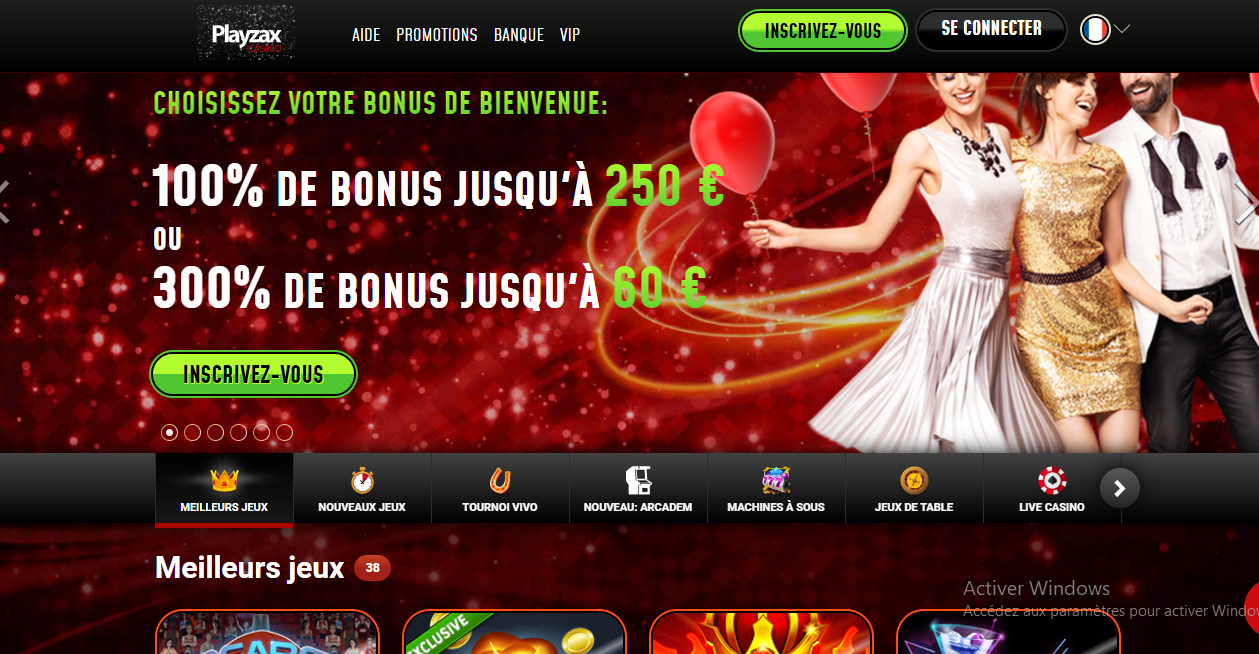 playzax casino page d'accueil du site un des meilleurs casinos