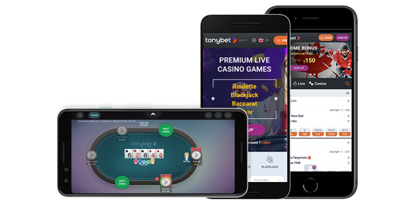 tonybet review mobile view