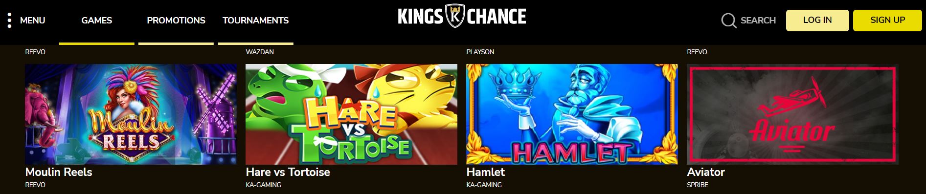 Kings Chance Jeux Fusee qui Decolle Casino Canada