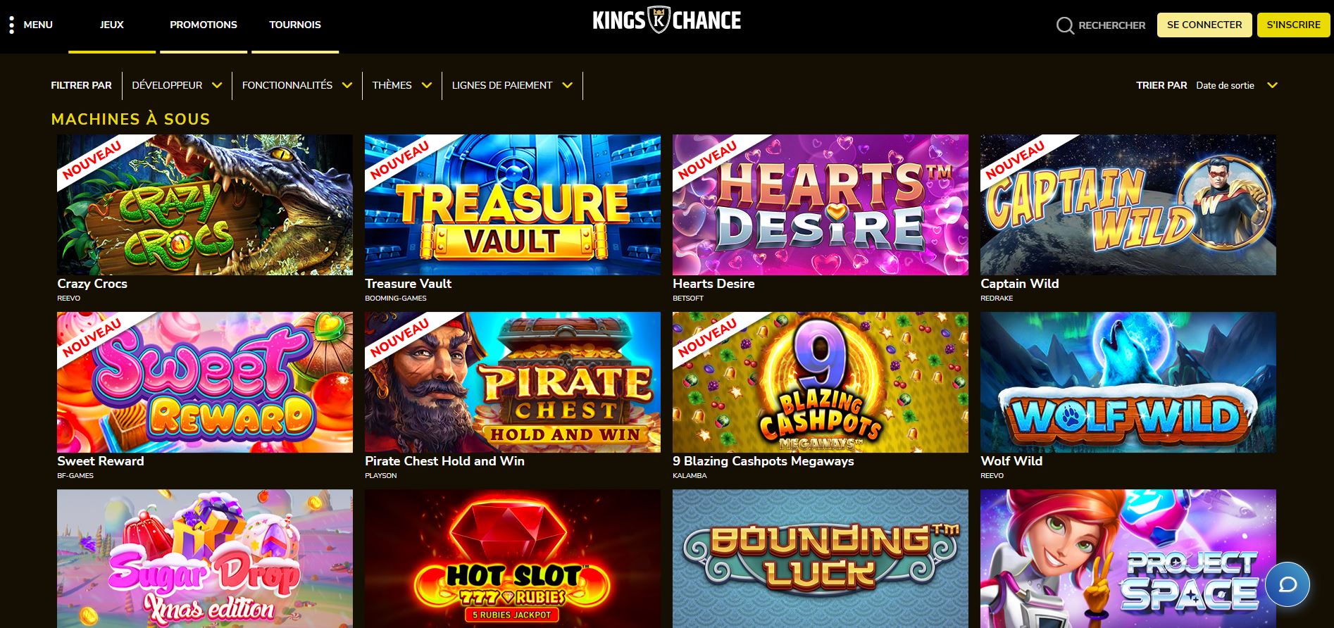 Kings Chance Machine a sous gratuite casino Canada