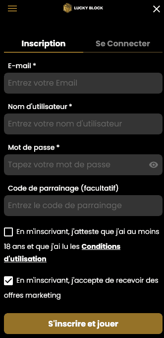 inscription pour jouer à la roulette