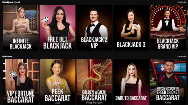 blackjack live