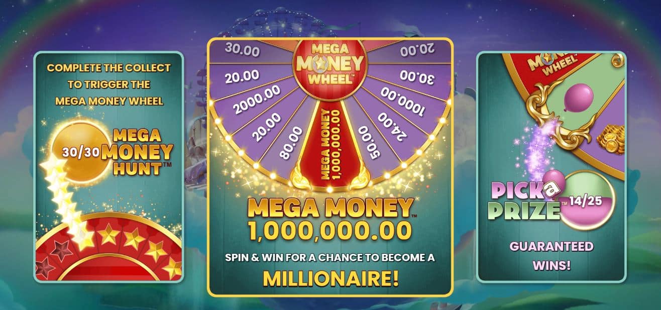 Grand Mondial - Jeu Mega Money Wheel - Meilleur casino Wheel of Fortune
