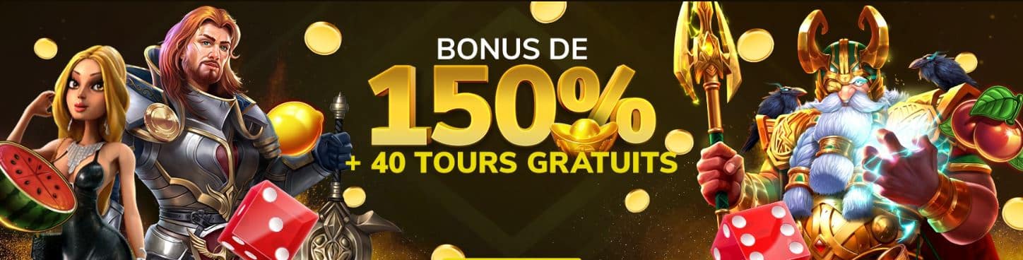 Kings Chance - Bonus de bienvenue - Meilleur casino Wheel of Fortune