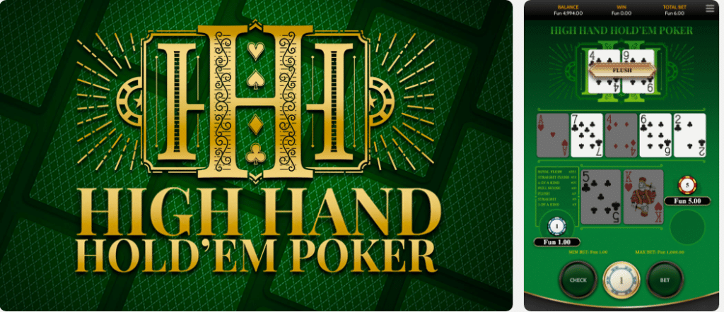 high hand holdem poker